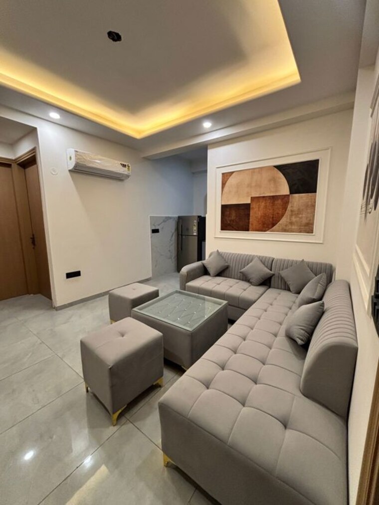 Master Bedroom, dlf-cyber-city 1 Bedroom 750 Sq.Ft. Builder Floor In Sector 24 Gurgaon 9986444