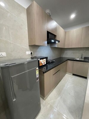 Kitchen in 1 BHK Builder Floor at Huda Market, Sector 31 – for Rent