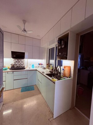 Kitchen in 3 BHK Apartment at Soham Crystal Spires, Thane West – for Sale