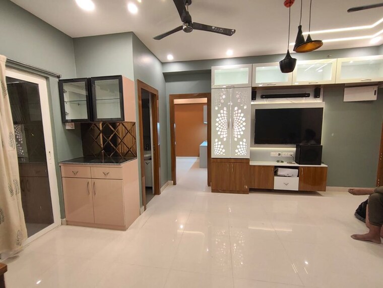 Kitchen, sristi-plaza 2 Bedroom 960 Sq.Ft. Apartment In Chinar Park Kolkata 9703580