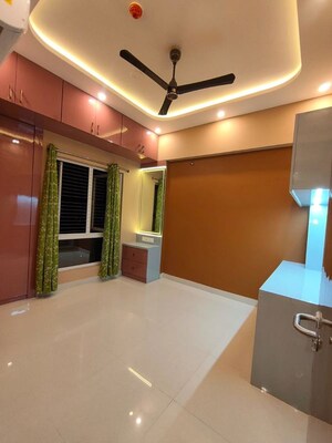 Master Bedroom in 2 BHK Apartment at Sristi Plaza, Chinar Park – for Rent