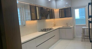 Kitchen in 3 BHK Apartment at Rajapushpa Provincia, Narsingi – for Rent