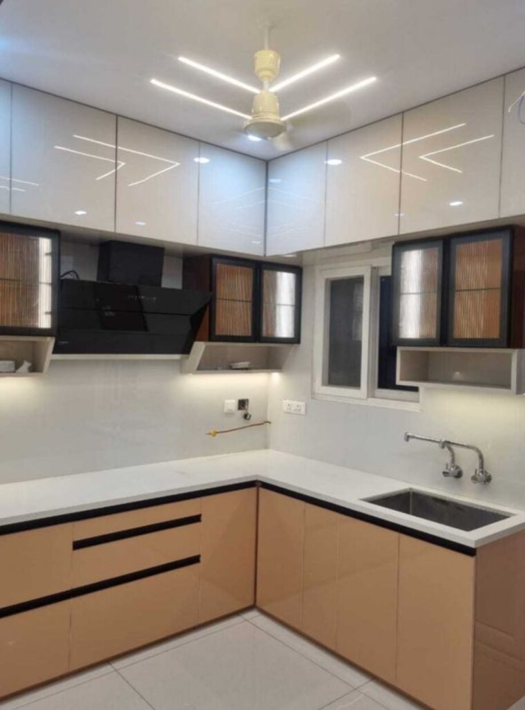 Kitchen, rajapushpa-provincia 3 Bedroom 2020 Sq.Ft. Apartment In Narsingi Hyderabad 9986539