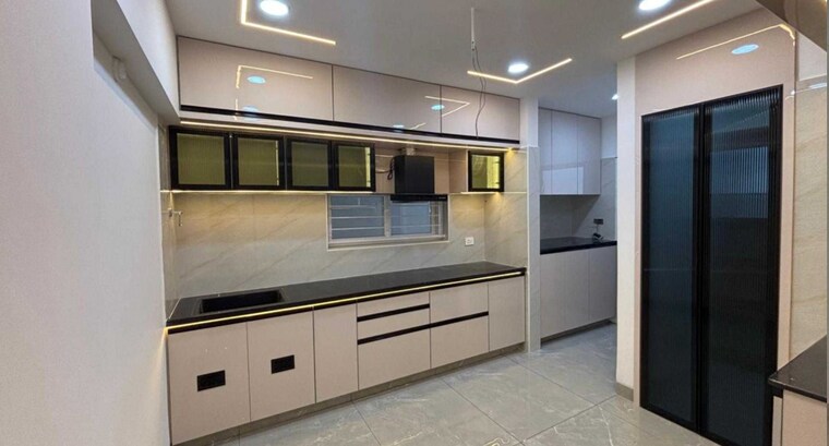 Kitchen, rajapushpa-provincia 3 Bedroom 2020 Sq.Ft. Apartment In Narsingi Hyderabad 9986543