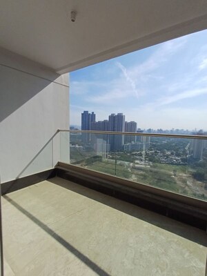 Balcony in 3 BHK Apartment at Courtyard by Narang Realty and The Wadhwa Group, Pokhran Road No Two – for Rent