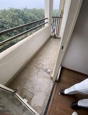 Balcony in 3 BHK Apartment at Wave Executive Floors, Wave City – for Rent