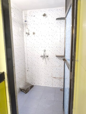 Bathroom in 1 BHK Apartment at Hari Mahal CHS, New Panvel East – for Rent