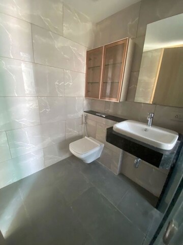 Bathroom in 4 BHK Apartment at Rustomjee Crown, Prabhadevi – for Rent