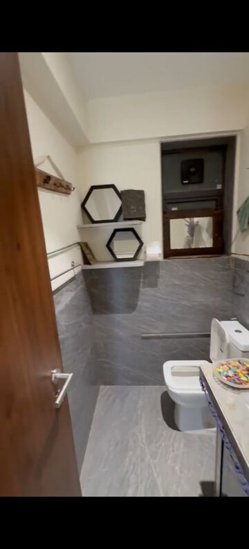 Bathroom in 3 BHK Apartment at Ambrosial Range View, Santacruz East – for Sale