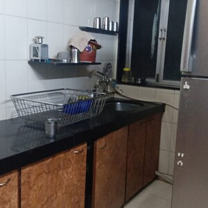 Kitchen in 1 BHK Apartment at Mulund West – for Rent