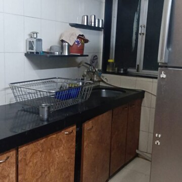 Kitchen in 1 BHK Apartment at Mulund West – for Rent
