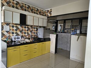 Kitchen in 3 BHK Apartment at Magarpatta Nanded City Sargam, Sinhagad – for Sale