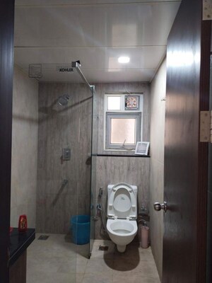 Bathroom in 3 BHK Apartment at Hallmark Express Towers, Whitefields – for Rent