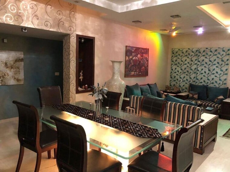 Living Room, hallmark-express-towers 3 Bedroom 2500 Sq.Ft. Apartment In Whitefields Hyderabad 9986920