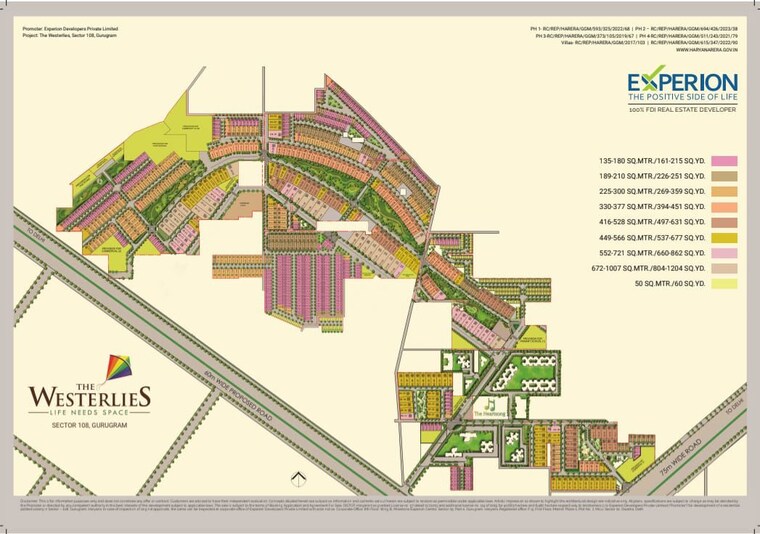 undefined, experion-the-westerlies  194 Sq.Yd. Plot In Sector 108 Gurgaon 9986916