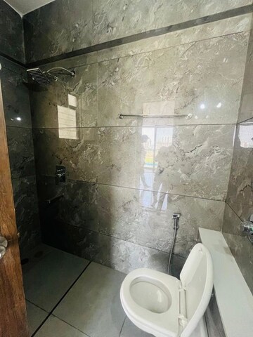 Bathroom in 2 BHK Apartment at Snehmangal Infinity Cube, Punawale – for Rent