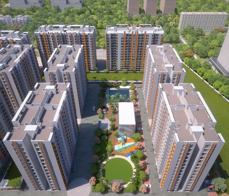 Exterior View, majestique-rhythm-county-phase-1 2 Bedroom 977 Sq.Ft. Apartment In Handewadi Pune 9986959