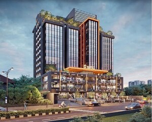  Office Space – Exterior View View at Shivam Trade Center, Ambli - for Sale