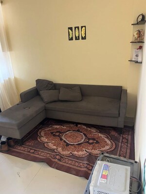 Living Room in 1 BHK Apartment at Breez Global Heights, Sohna Sector 33 – for Rent