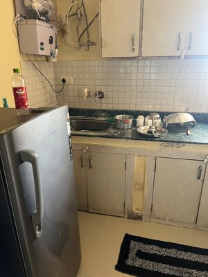 Kitchen in 1 BHK Apartment at Breez Global Heights, Sohna Sector 33 – for Rent