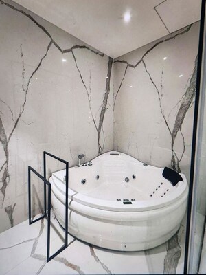 Bathroom in 4 BHK Apartment at Omkar 1973, Worli – for Rent