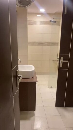 Bathroom in 3 BHK Builder Floor at Yojna Vihar – for Rent