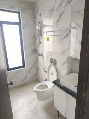 Bathroom in 2 BHK Apartment at Risland The Icon, Dhokali – for Rent