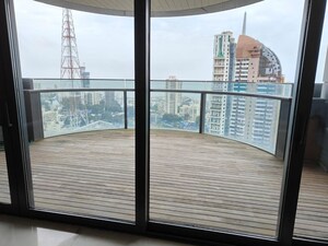 Balcony in 5 BHK Apartment at Omkar 1973, Worli – for Rent