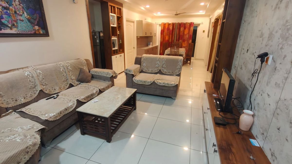 3 BHK + Pooja Room,Servant Room,Study Room,Extra Room,Basement Apartment For Rent in Aparna HillPark Lake Breeze
