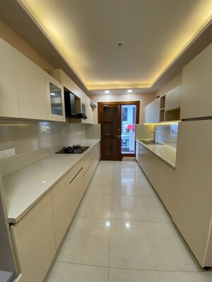 Kitchen in 4 BHK Builder Floor at Sector 55 – for Rent