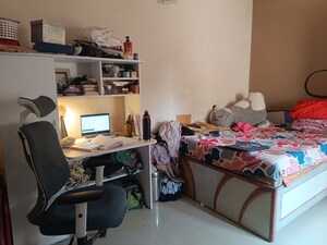 Living Room in 1 BHK Apartment at Nisarg Renuka Akruti, Wakad – for Rent