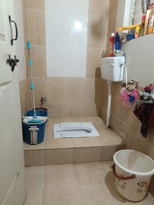 Bathroom in 1 BHK Apartment at Nisarg Renuka Akruti, Wakad – for Rent