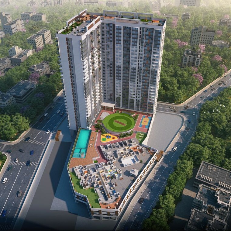 Balcony, dotom-isle 2 Bedroom 622 Sq.Ft. Apartment In Malad West Mumbai 9987214