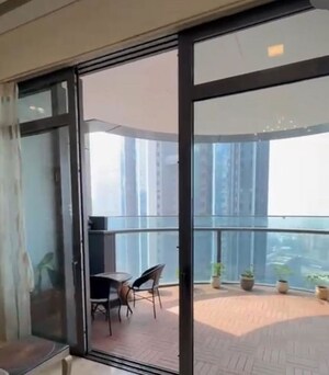 Balcony in 4 BHK Apartment at Omkar 1973, Worli – for Rent