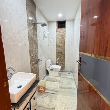 Bathroom in 3 BHK Builder Floor at Dwarka Mor – for Rent