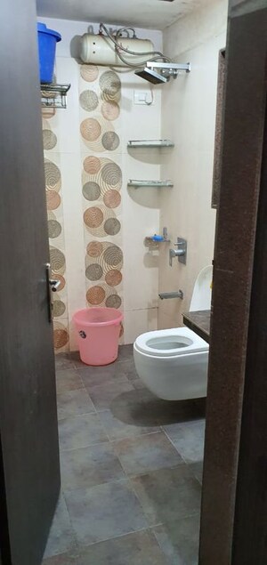 Bathroom in 2 BHK Apartment at Prakruti Pearl, Ghodbunder Road – for Rent