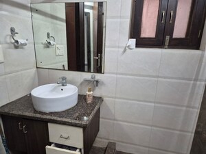Bathroom in 3 BHK Builder Floor at RWA Apartments Sector 50, Sector 50 – for Rent