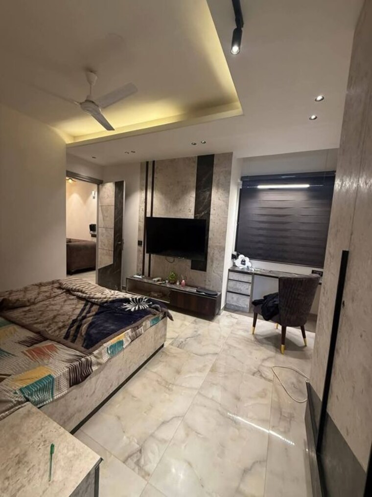 Bedroom, the-grand 1 Bedroom 800 Sq.Ft. Builder Floor In Sector 52 Gurgaon 9987443