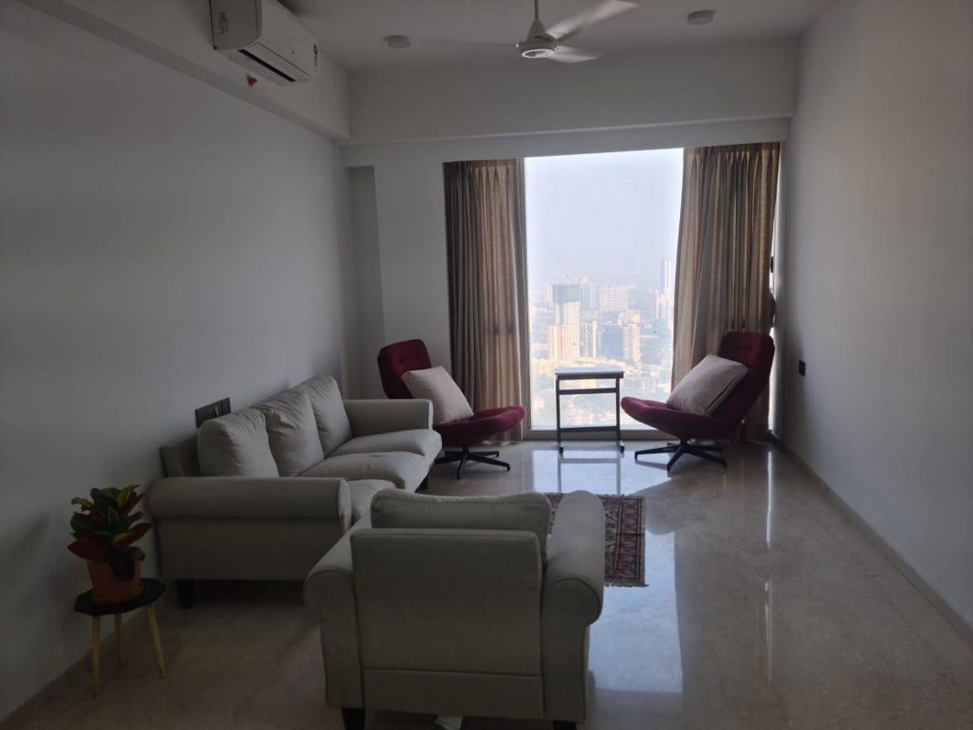 3 BHK + Pooja Room Apartment For Rent in Lodha The Park