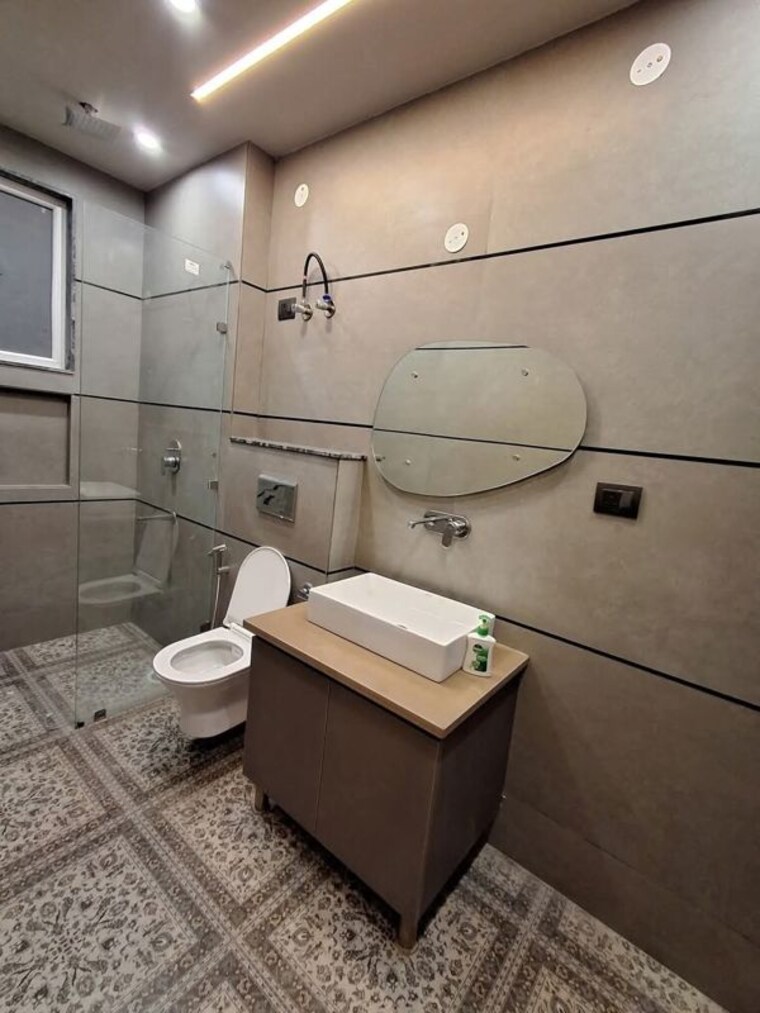 Bathroom, the-grand 1 Bedroom 800 Sq.Ft. Builder Floor In Sector 52 Gurgaon 9987500