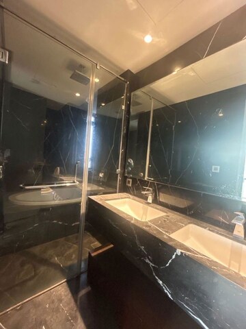 Washroom in 3 BHK Apartment at Lodha Trump Tower, Worli – for Rent