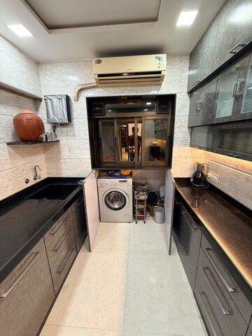 Kitchen in 2 BHK Apartment at Shri Sai Ganesh CHS, Goregaon West – for Rent