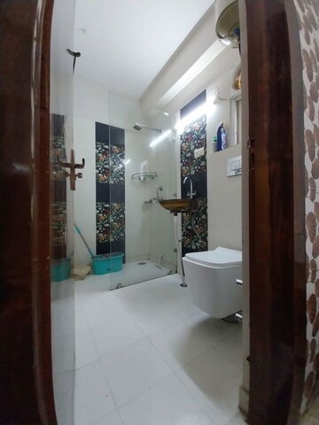 Bathroom in 3 BHK Apartment at Meenal Balmukund Residency, Raj Nagar Extension – for Sale