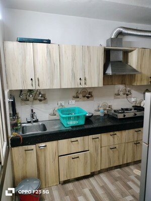 Kitchen in 3 BHK Apartment at LDA Parijaat Apartments, Faizabad Road – for Rent