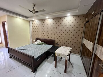 Bedroom in 3 BHK Builder Floor at Sushant Lok I – for Rent