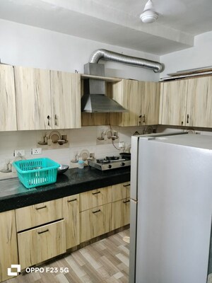 Kitchen in 3 BHK Apartment at LDA Parijaat Apartments, Faizabad Road – for Rent