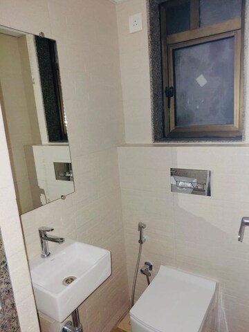 Bathroom in 4 BHK Apartment at Kanakia Silicon Valley, Powai – for Rent