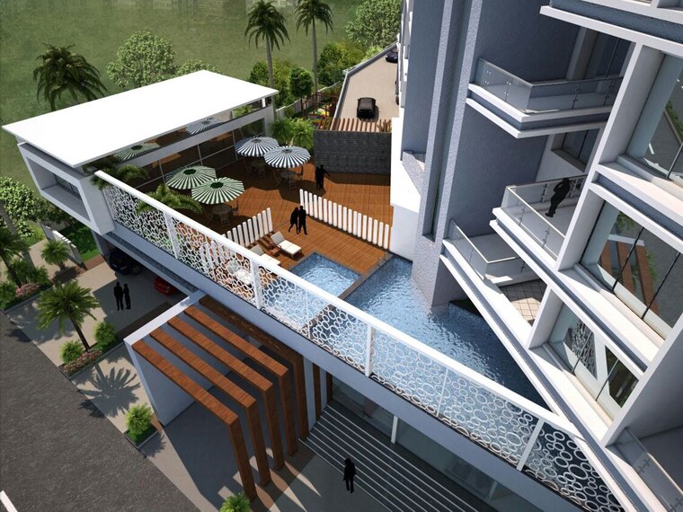 Balcony, govind-life-ville 2 Bedroom 842 Sq.Ft. Apartment In Pimple Saudagar Pune 9987567