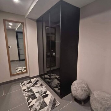 Living Room in 3 BHK Apartment at DLF Atria, Dlf Phase ii – for Rent