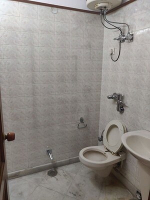 Bathroom in 4 BHK Apartment at Saket – for Rent